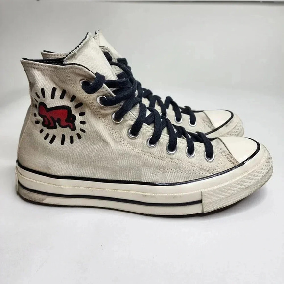 Converse Shoes - Converse x Keith Haring Radiant Baby Hi Top Shoes Sneakers Women's 8.5 Men's 6.5